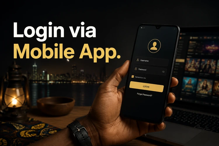 Login via Mobile App