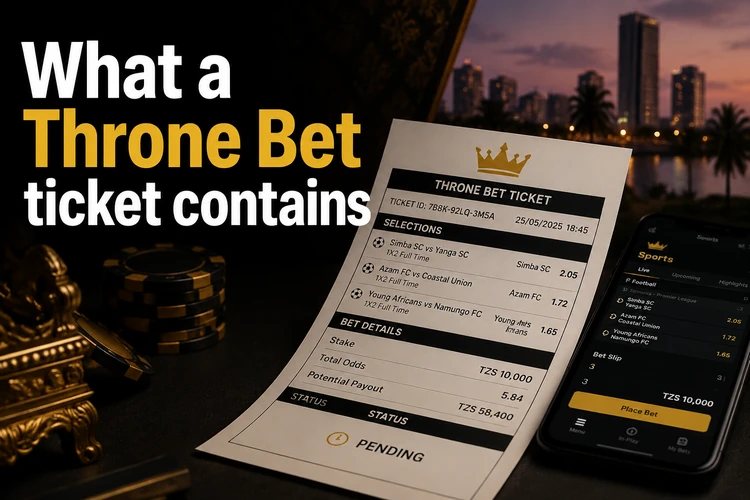 What a Throne Bet ticket contains